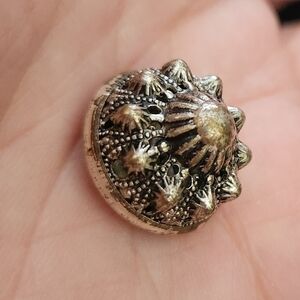 Lot of 10 Vintage Metal Buttons